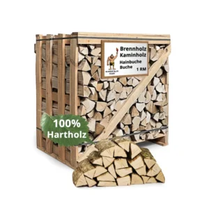 Brennholz Hainbuche 2RM Box 33 cm