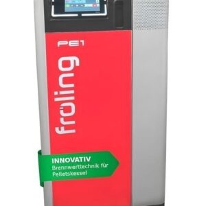 Fröling PE1 Pellet 15 kW – kompakter Pelletkessel mit 7" Touch-Display