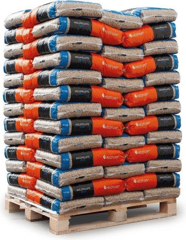 Heizfuxx Holzpellets "Blue" – 975 kg (65 x 15 kg Säcke) – Image 2